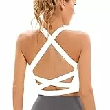 Sport-BHS für Damen, sexy, überkreuzter Rücken, gepolsterter Träger-Sport-BH, Yoga-BH für Damen, Workout-Tanktops