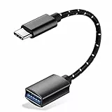 Adapter USB C auf USB, OTG Typ C auf USB USB C Kabel, USB C Adapter, kompatibel mit iPhone 16/15 Pro Max, iPad Pro, MacBook Pro, Samsung Galaxy S24/S23, Note 20 Ultra, Google Pixel, Huawei P50