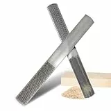 MORROWIND Holzraspel Feile, 80 cm 4-in-1 Handwerkzeug aus Hochkohlenstoffstahl mit Flach-, Halbrund-, Rund- und Raspeloberflächen, für Holz, Weichmetall und Kunststoff, 2er-Pack