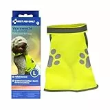 First Aid Only Hundewarnweste Gelb Größe L | Warnweste für Hunde mit Reflektor | Anlegbar mit Klettverschluss | Halsumfang: 48-62cm, Brustumfang: 64-81cm | 100% Polyester, 40° waschbar | P-91915 00