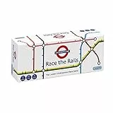 Gibsons Race the Rails! TFL Kartenspiel, Hüpfen Sie die Röhre in einem Rennen gegen Familie und Freunde, basierend auf der Londoner U-Bahn für Weihnachten und Geburtstage, ab 8 Jahren, für 2–8 Spieler