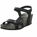 Panama Jack Julia Basics, Damen Riemchensandalen, Schwarz (Negro B1), 38 EU (5 UK)