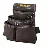 STANLEY Hammertasche (mit Nieten und Doppelnaht an den Ecken für Extreme Haltbarkeit und höhere Robustheit, hoher STST1-80116