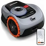 Navimow i105E Mähroboter ohne Begrenzungskabel, Empf. 500 m², Max. 600 m², RTK+Vision Rasenmäher Roboter Testsieger, Igelschutz Rasenroboter, KI Auto Kartierung