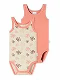 Schiesser Baby - Mädchen Body 2-Pack Natural Love - apricot - Größe 68
