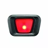 uvex plug-in LED XB048 Licht - passend für uvex finale & uvex true Modelle - Dauer- oder Blinklicht - black-red - one size