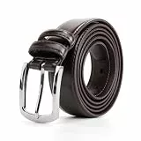 TOUGERJOY Herrengürtel, groß und hoch, 142,2 - 203,2 cm, echtes Leder, verstärkter Riemen, legere Arbeit, Jeans, extra lange Gürtel, Braun-68, Taillenumfang 68-69' = Gürtellänge 76'