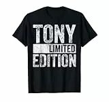 Lustiges personalisiertes Namensscherz-Shirt Tony Limited Edition T-Shirt