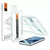 Spigen Glas.tR EZ Fit Schutzfolie kompatibel mit Google Pixel 10, Pixel 10 Pro, Pixel 9, Pixel 9 Pro, 2 Stück, Kratzfest, inklusive Installationskit, Kristallklar, 9H Härte Folie