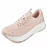 JACKSHIBO Weite Zehenbox-Schuhe für Damen, Fußgewölbeunterstützung, breite Sneaker für Laufen, Walking, Athletik, Tennis, orthopädisches Plantarfasziitis, Workout, mit dickem Kissen, keine