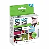 DYMO Original LabelWriter Hochleistungs-Etiketten | 25 mm x 54 mm | weißes Kunststoff-Etikett | Rolle mit 160 Etiketten | für LabelWriter-Beschriftungsgerät