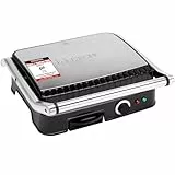 Clatronic® Kontaktgrill | beidseitiges fettfreies Grillen | 2000W | antihaftbeschichtete Grillplatten | extra tiefen Rillen für intensives Grillmuster | Panini Grill | Kontaktgrill Toaster | KG 3487