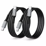 USB C auf USB C Kabel 1.8M 2 Pack 60W USB C Ladekabel PD Schnellladekabel für Apple iPhone 17 16 15/Pro/Pro Max, Samsung S23 S22 S21 MacBook Pro/Air, iPad, Typ C Geräten