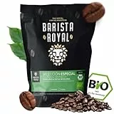 BARISTA ROYAL Bio Kaffeebohnen 500g 'Seleccion Especial' | Frische Kaffeebohnen direkt gehandelt | 70% Arabica, 30% Robusta Kaffee ganze Bohnen | Ideal für Vollautomat und Filtermaschine