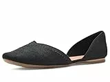 TOMS Damen Gemma D'orsay Ballerinas, Black Heritage Canvas-Leder-Stickerei, 41 EU
