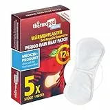 THERMOPAD Medical Wärmepflaster bei Regelschmerzen – 5, 10 oder 30 medizinische Wärmepflaster – 12 Stunden Wärme zur Linderung von Menstruationsbeschwerden/Muskelverspannungen (05 Stück)