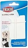 Trixie Safecard Zeckenentferner für Haustiere, 8 x 5 cm, weiß, 1 Stück