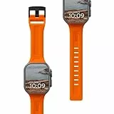 URBAN ARMOR GEAR Scout Armband für Apple Watch 49mm / 46mm / 45mm / 44mm (Ultra 2 / Ultra, Watch SE, Series 10/9/8/7/6/5/4, Silikon Ersatz-Armband) orange