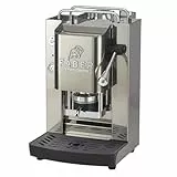 FABER COFFEE MACHINES Pro 3.0 Inox | Kaffeemaschine ESE 44 mm aus Stahl mit Magnetventil, herausnehmbarem Padhalter und Glaskanister (Glossy)