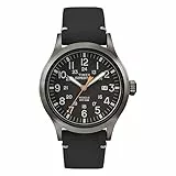 Timex Expedition Scout TW4B01900 Herren-Armbanduhr mit Lederband, 40 mm