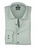 OLYMP Herren Oberhemd Langarm 124614,Einfarbig,470 Modern Fit 26,New Kent,grün 45,44
