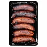 Food-United SCHWARZ-BRAT-WURST 300g 6x50g geräucherte Grill-Würstchen bekannt als Prager Schwarzwurst Rost-Bratwürstchen ideale Grillwurst oder zu Wurstsalat Kartoffelsuppe Sauerkraut (300g)
