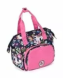 Bayer Chic 2000 - Puppen-Wickeltasche, Wickeltasche für Puppen, Puppenzubehör, Puppentasche, Einhorn, Navy-pink