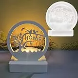 TREABEAR Silikonform Einschieber, Kerzen Formen Silikon, Lebensbaum Kerzenhalter, Silikonformen Gießformen Kerzen Home Wort, Silikonformen Kerzen Vogel, Silikon Formen Zum Gießen, Silikonform Kerzen
