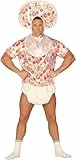 FIESTAS GUIRCA Big Baby Lustiges Karneval Kostüm Herren – Junggesellenabschied Kostüm – Lustiges Herren Kostüm Karneval Fasching Größe S 46-48