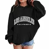 Generisch Mädchen Jungen Kapuzenpullover Langarm Weiches Sweatshirt Grafik Hoody Kinder Süße Pullover Top Kleidung Für Mädchen Hoodie Damen Unifarben (Black, 9-10 Years)