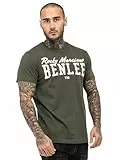 BENLEE Herren-T-Shirt,Sport-T-Shirt aus Baumwolle, normaler Passform, O-XXL