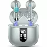 Kopfhörer Kabellos Bluetooth 5.3, Bluetooth Kopfhörer In Ear 2024 Kabellose Kopfhörer mit 4 Mic, Neue Wireless Earbuds ENC Noise Cancelling 48H Tiefer Bass, IP7 Wasserdicht Ohrhörer, LED-Anzeige USB-C