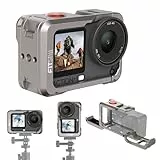 FiTSTILL Metall-Schutzgehäuse für DJI Osmo Action 6, Multifunktions-Schutzrahmen, Schnellverschluss-Metallgehäuse mit 1/4'-Schraube und Blitzschuh, Zubehör für Action 6