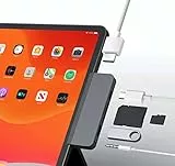 Targus Hyper HD319B-GRY - HyperDrive 6-in-1 USB-C Hub für iPad Pro/Air - 3.5mm Audio Klinkenstecker, USB-A, SD, Micro SD, USB-C, HDMI - Space Grey, HD319B-GRAY