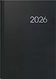BRUNNEN Buchkalender Mod. 796 2026 | A5, Kunststoff, schwarz