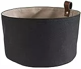 APS Brottasche aus schmutzabweisender, waschbarer Kunstfaser - Vielseitig nutzbarer Brotkorb für Backwaren, Obst oder Cerealien (Ø 20 cm)