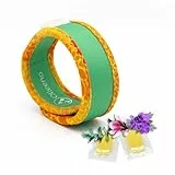 OLLEENO® Mückenschutz Armband Moskito Insektenschutz Armbänder für Outdoor Camping Wandern Sport Anti Mückenarmband Neopren mit verstellbarem Klettverschluß (1 Stück + 2 Nachfüll-Pellets)