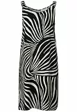 Street One Knielanges Kleid mit gerafften Trägern Black 38