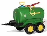 Rolly Toys rollyTanker John Deere Tankwagen (für Kinder 3-10 Jahre, mit Pumpe und Spritze, 30 Liter, Auslaufhahn) 122752, grün