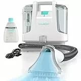 HAUSHOF Waschsauger Teppichreiniger, StainZapper Fleckenreiniger für Teppich mit Reinigungsmittel, Sofa, Vorleger, Polster, Treppen, Auto, 28,5cm X 15cm X 26,5cm, 400W, Weiß/Grau