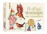 Christl Vogls Ausmalreise - der Adventskalender: Ausmalen & Träumen. Mit 24 Postkarten, 24 Umschlägen und 24 Adressetiketten (Christl Vogls Ausmalreise (Ausmalbücher))