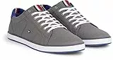 Tommy Hilfiger Herren Vulcanized Sneaker Schuhe, Grau (Steel Grey), 43 EU