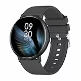 AcclaFit Smartwatch Damen Herren, 1.38 Zoll HD-Display Smart Watch mit Bluetooth Anrufe, Fitness Tracker mit Herzfrequenz SpO2 Schlafmonitor Schrittzähler, IP68 Wasserdicht Fitnessuhr für Android iOS