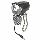 M-Wave Unisex-Adult Apollon E30 E-Bike Frontlicht, Schwarz, Einheitsgröße