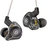 CCZ MC02 In Ear Monitor, In Ear Gaming Kopfhörer 10-mm-Dual-Magnet DD PET-Membran, IEM Kraftvoller Bass, DJ Kopfhörer mit Kabel 5N OFC, Gaming Earbuds Noise Cancelling für PS5, HiFi-Enthusiast