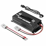 Redodo 14,6V 40A Lifepo4 Ladegerät 12V LiFePO4 Batterieladegerät AC-DC Intelligentes Lithium Ladegerät mit Anderson Stecker LED Anzeige speziell für Lithium LiFePO4 Deep Cycle Akkus von Boot, WoMo