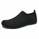 WateLves Wasserschuhe Badeschuhe Hausschuhe Sockenschuhe Hüttenschuhe Damen Herren Unisex Strand Schwimmen Atmungsaktiv Leicht ElastizitäT Rutschhemmend(Spinne Schwarz 38/39)