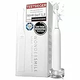 Wondersmile Schallzahnbürste PRO - Testsieger 2025-100 Tage risikofrei testen - TÜV-geprüft - Elektrische Zahnbürste, 4 Programme - 60 Tage Power Batterie mit Smart-Bürstenkopf (All White)