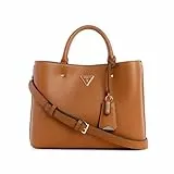 GUESS Meridian Girlfriend Satchel Cognac