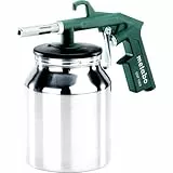 metabo Druckluft-Sandstrahlpistole SSP 1000-7 bar, 300 l/min - Rost- & Farbentfernung, gehärtete Düse, Metall-Saugbecher, für alle Strahlmittel - Kompakt & langlebig, universal einsetzbar